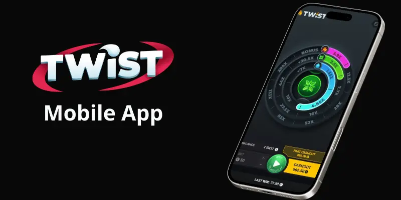 Game Twist app on mobile phone